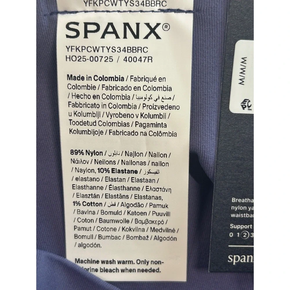 (4 Pair)Spanx EcoCare Brief Women M Pewter Seamless Shaping Panty
